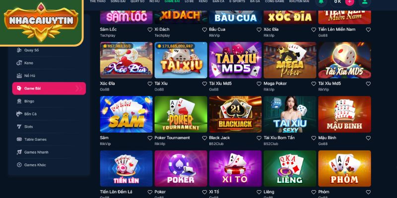 Rikbet đa dạng phòng chơi và tỷ lệ cược hợp lý